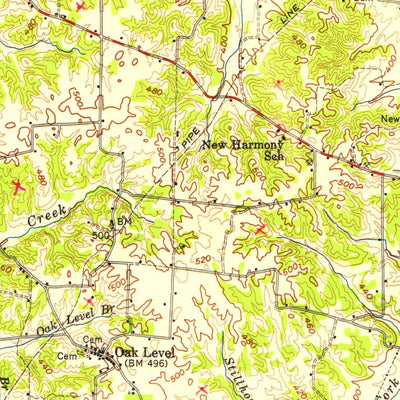 United States Geological Survey Benton, KY (1955, 62500-Scale) digital map