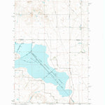 United States Geological Survey Benton Lake East, MT (1965, 24000-Scale) digital map