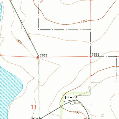 United States Geological Survey Benton Lake East, MT (1965, 24000-Scale) digital map