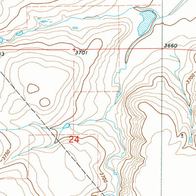 United States Geological Survey Benton Lake West, MT (1965, 24000-Scale) digital map
