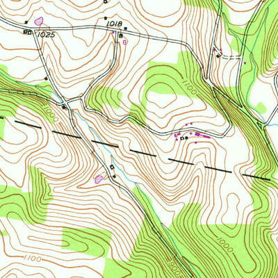 United States Geological Survey Benton, PA (1953, 24000-Scale) digital map