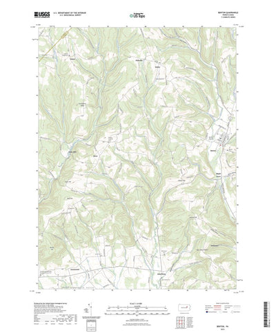 United States Geological Survey Benton, PA (2023, 24000-Scale) digital map