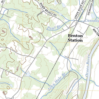 United States Geological Survey Benton, TN (2022, 24000-Scale) digital map