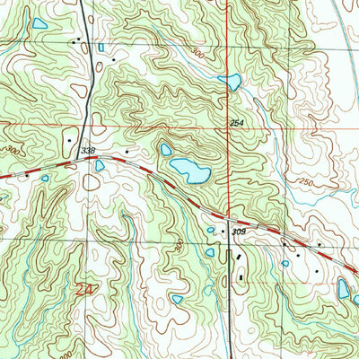 United States Geological Survey Bentonia, MS (1988, 24000-Scale) digital map