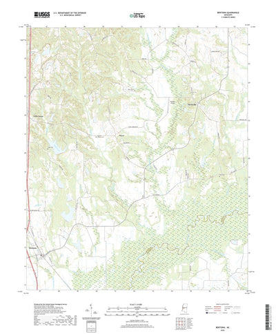 United States Geological Survey Bentonia, MS (2020, 24000-Scale) digital map