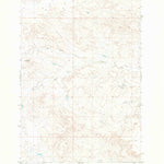 United States Geological Survey Bentonite Flats, MT (1969, 24000-Scale) digital map