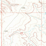 United States Geological Survey Bentonite Flats, MT (1969, 24000-Scale) digital map