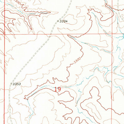 United States Geological Survey Bentonite Flats, MT (1969, 24000-Scale) digital map