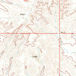 United States Geological Survey Bentonite Flats, MT (1969, 24000-Scale) digital map
