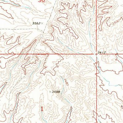 Bentonite Flats, MT (1969, 24000-Scale) Map by United States Geological ...