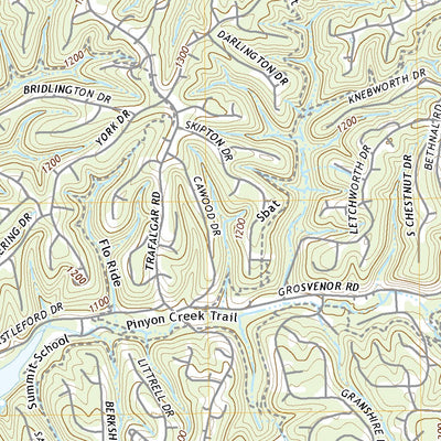 United States Geological Survey Bentonville North, AR (2020, 24000-Scale) digital map