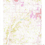 United States Geological Survey Bentonville South, AR (1970, 24000-Scale) digital map