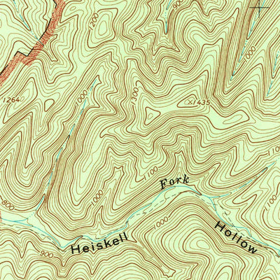 United States Geological Survey Bentonville, VA (1966, 24000-Scale) digital map