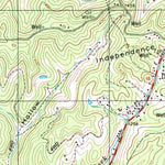 United States Geological Survey Bentree, WV (1996, 24000-Scale) digital map