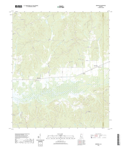 United States Geological Survey Benwood, MS (2020, 24000-Scale) digital map