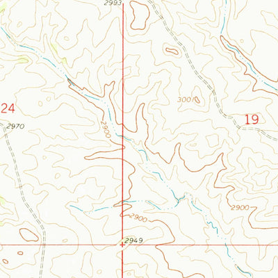 United States Geological Survey Benzien, MT (1967, 24000-Scale) digital map