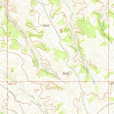 United States Geological Survey Benzien, MT (1967, 24000-Scale) digital map