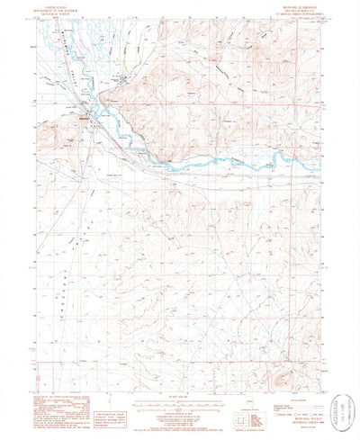 United States Geological Survey Beowawe, NV (1986, 24000-Scale) digital map