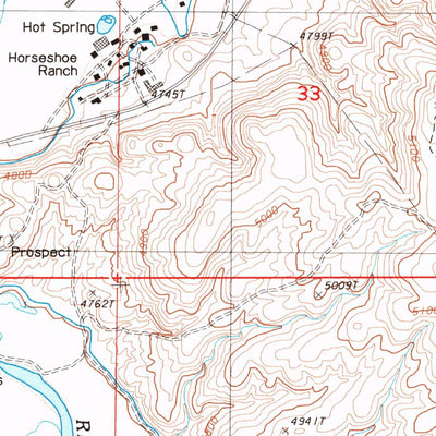 United States Geological Survey Beowawe, NV (1986, 24000-Scale) digital map