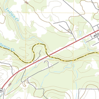 United States Geological Survey Berclair, TX (2022, 24000-Scale) digital map