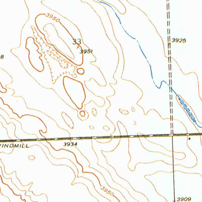 United States Geological Survey Berea Creek East, NE (1946, 24000-Scale) digital map