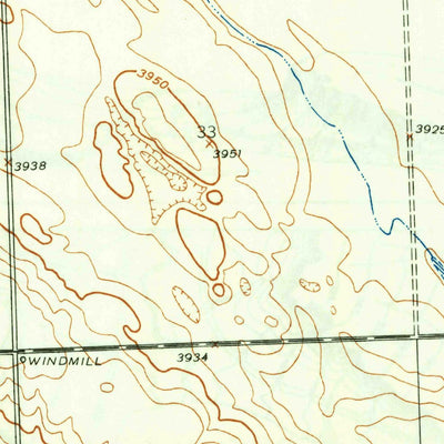 United States Geological Survey Berea Creek East, NE (1948, 24000-Scale) digital map