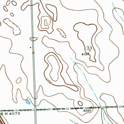 United States Geological Survey Berea Creek West, NE (1948, 24000-Scale) digital map