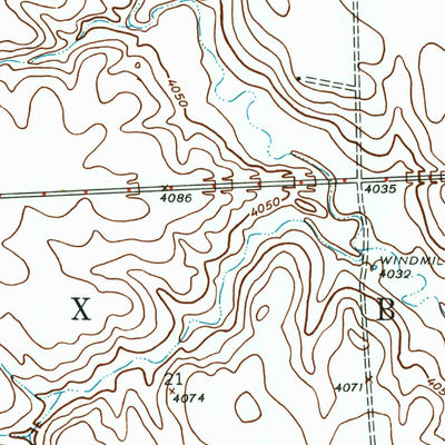 United States Geological Survey Berea Creek West, NE (1948, 24000-Scale) digital map