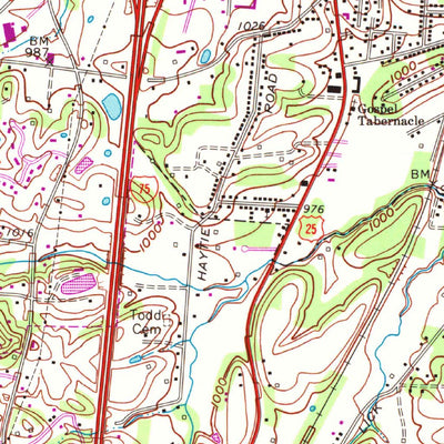 United States Geological Survey Berea, KY (1970, 24000-Scale) digital map