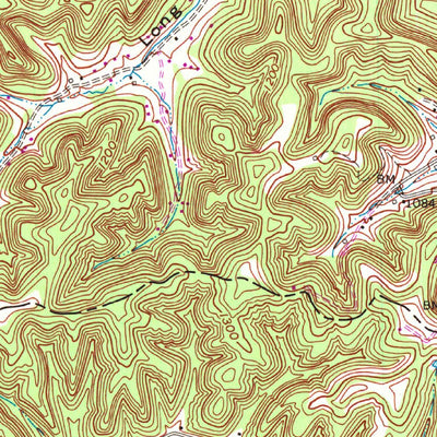 United States Geological Survey Berea, KY (1970, 24000-Scale) digital map