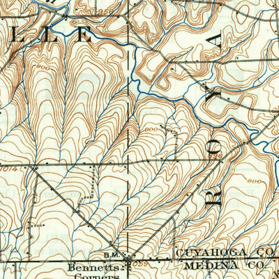 United States Geological Survey Berea, OH (1904, 62500-Scale) digital map