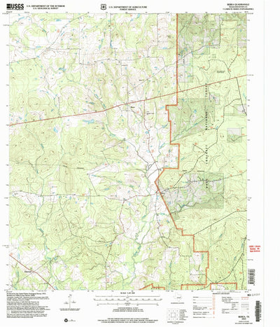 United States Geological Survey Berea, TX (2004, 24000-Scale) digital map
