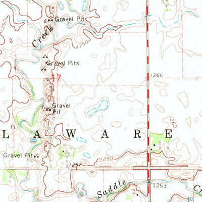 United States Geological Survey Beresford NW, SD (1968, 24000-Scale) digital map