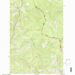 United States Geological Survey Berge Peak, ID-MT (1995, 24000-Scale) digital map