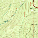 United States Geological Survey Berge Peak, ID-MT (1995, 24000-Scale) digital map