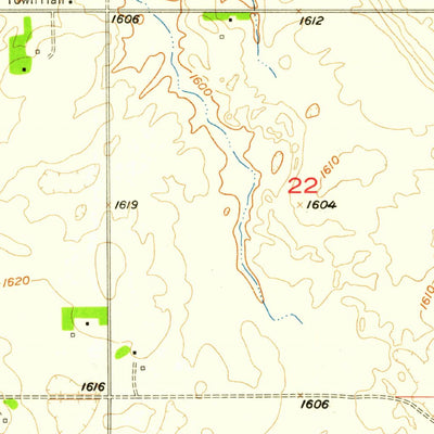 United States Geological Survey Bergen, ND (1957, 24000-Scale) digital map