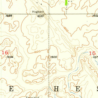 United States Geological Survey Bergen, ND (1957, 24000-Scale) digital map