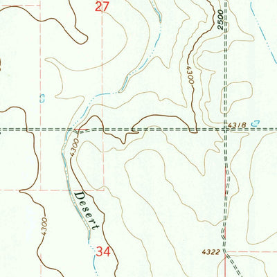 United States Geological Survey Berger, ID (1965, 24000-Scale) digital map