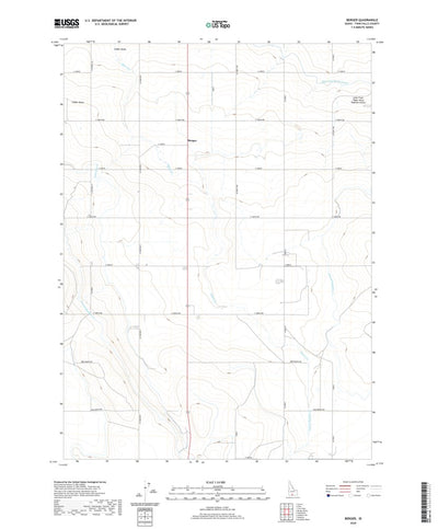 United States Geological Survey Berger, ID (2020, 24000-Scale) digital map