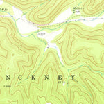 United States Geological Survey Berger, MO (1974, 24000-Scale) digital map