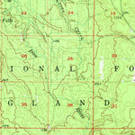 United States Geological Survey Bergland, MI (1956, 62500-Scale) digital map