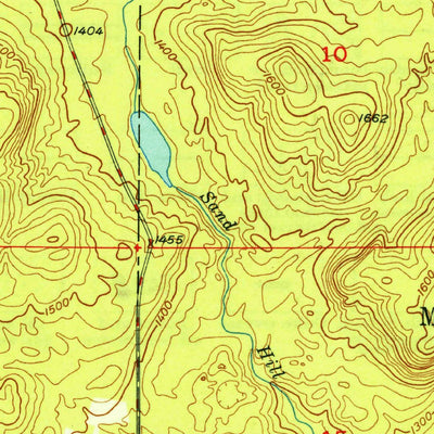 United States Geological Survey Bergland NE, MI (1949, 24000-Scale) digital map
