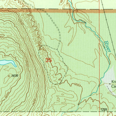 United States Geological Survey Bergland NE, MI (1999, 24000-Scale) digital map