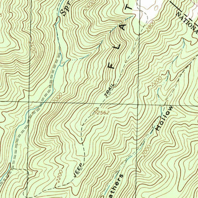 United States Geological Survey Bergton, VA-WV (1994, 24000-Scale) digital map