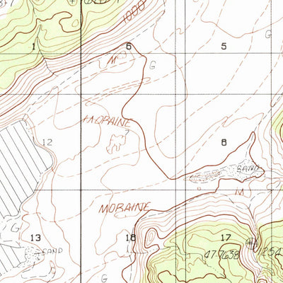 United States Geological Survey Bering Glacier A-1, AK (1985, 63360-Scale) digital map