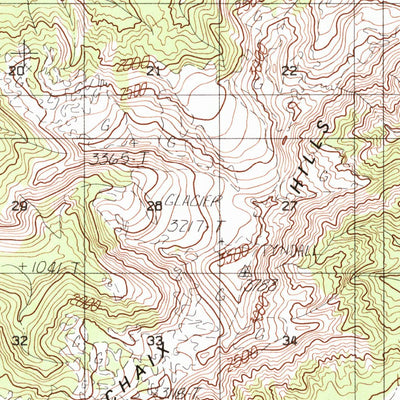 United States Geological Survey Bering Glacier A-1, AK (1985, 63360-Scale) digital map