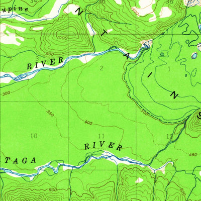 United States Geological Survey Bering Glacier A-4, AK (1948, 63360-Scale) digital map
