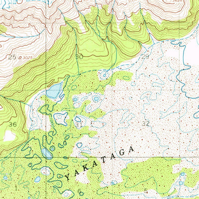 United States Geological Survey Bering Glacier A-4, AK (1959, 63360-Scale) digital map