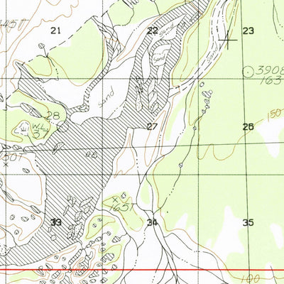 United States Geological Survey Bering Glacier A-6, AK (1984, 63360-Scale) digital map