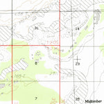 United States Geological Survey Bering Glacier A-7, AK (1984, 63360-Scale) digital map